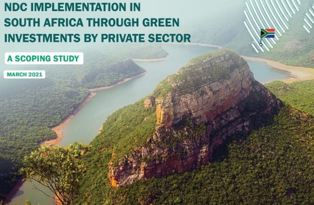 NDC implementation in South Africa through green investments by private sector – A Scoping Study