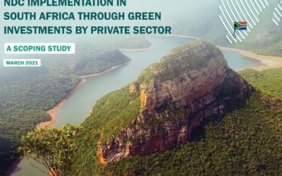 NDC implementation in South Africa through green investments by private sector – A Scoping Study