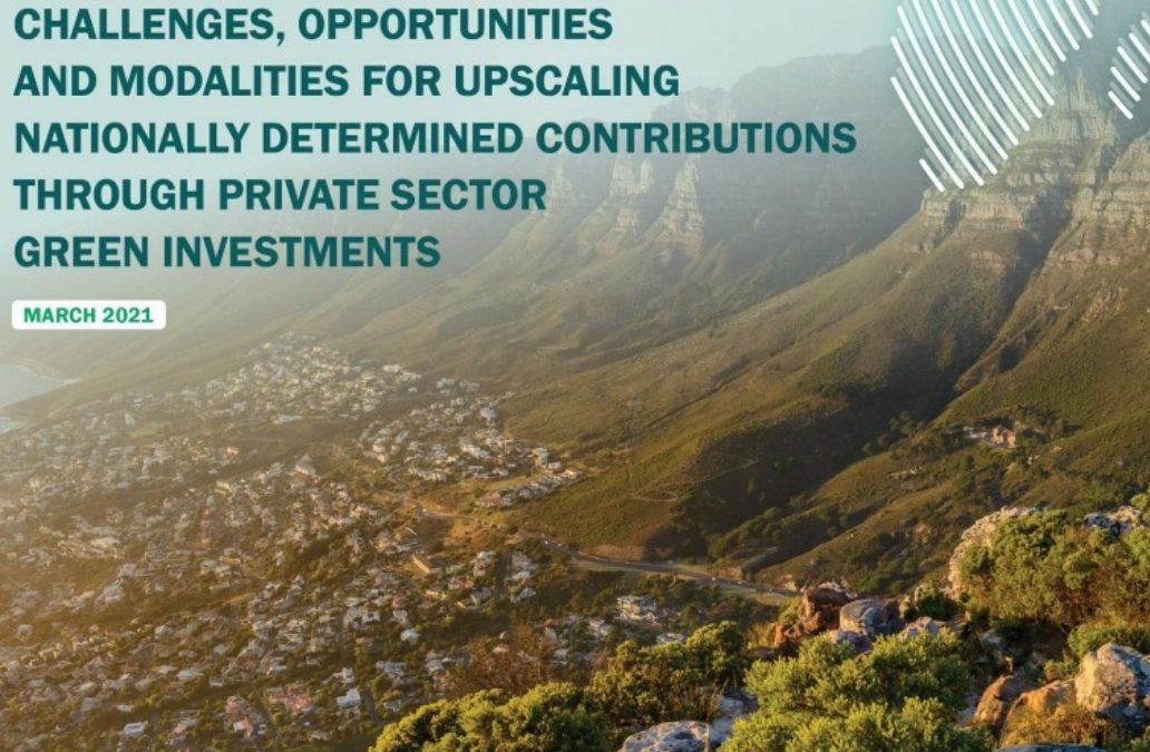 NDC implementation in Africa through green investments by private sector – A Scoping Study