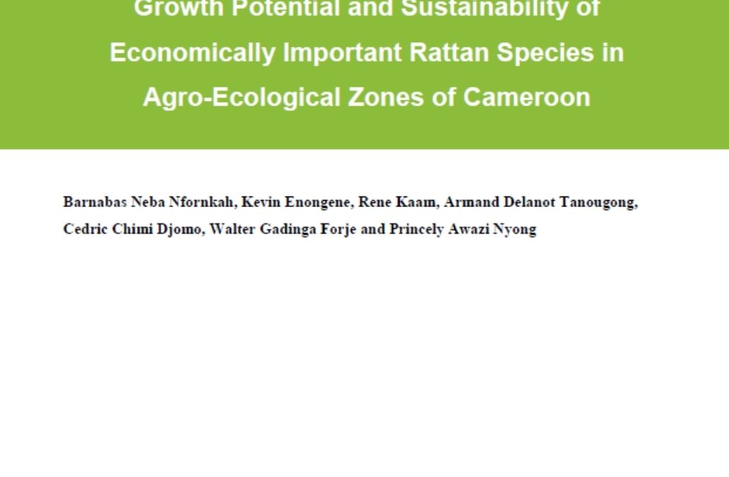 Growth Potential and Sustainability of Economically Important Rattan Species in Agro-Ecological Zones of Cameroon
