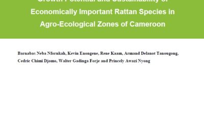 Growth Potential and Sustainability of Economically Important Rattan Species in Agro-Ecological Zones of Cameroon